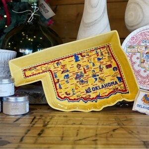 RARE Like new 180 Degrees Oklahoma  Baking Dish Serving Bowl casserole dish